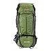Mission Peak Gear Sierra 4800 70L Internal Frame Hiking Backpack (Army Green)