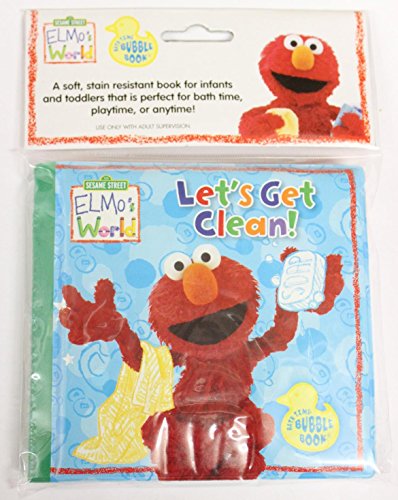 Babies Sesame Street Bath Time Bubble Books (Elmo's Lets Get Clean)