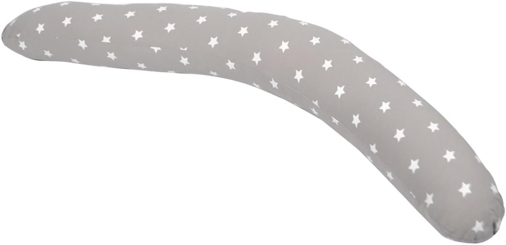 Widgey Plus Pregnancy Pillow/Body Support - Grey With White Stars