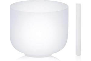 SOLSHINE Crystal Singing Bowl 432HZ 10inches F Notes Heart Chakras Crystal Striker and O-ring included