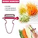 Vicious Teknology Magic Trio Peeler - Peel Cheese, Fruit, Veggie in Seconds with Sharp Stainless Steel Blade - 3PCS