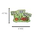 Funny Vegetables w/Protest Signs Against Vegans - Novelty Iron On Patch Applique