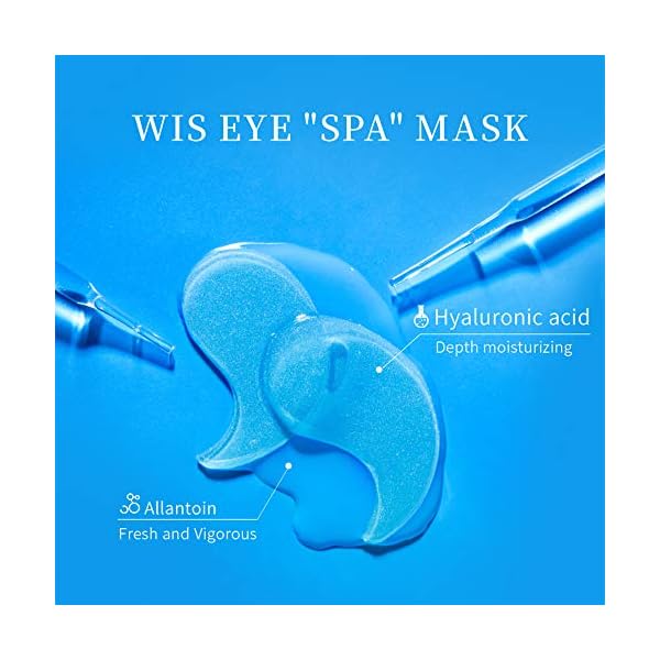 WIS Collagen Under Eye Mask, Under Eye Gel Pads for Puffy Eyes & Dark Circles- Hydrating Anti-Aging, Eye Bags Treatment…