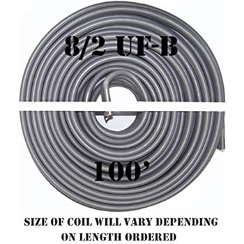 8/2 UF (Underground Feeder - Direct Earth Burial) Cable