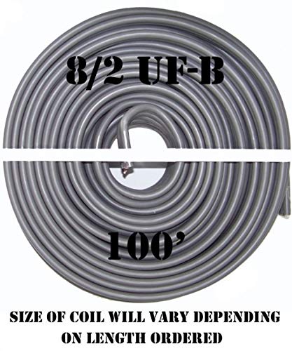 8/2 UF-B x 100' Underground Feeder Cable