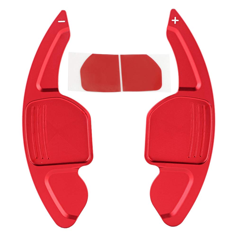 Suuonee Shift Paddle, 2pcs Aluminum Alloy Car Steering Wheel Shift Paddle Blade Shifter for A4L A5 A6 A7