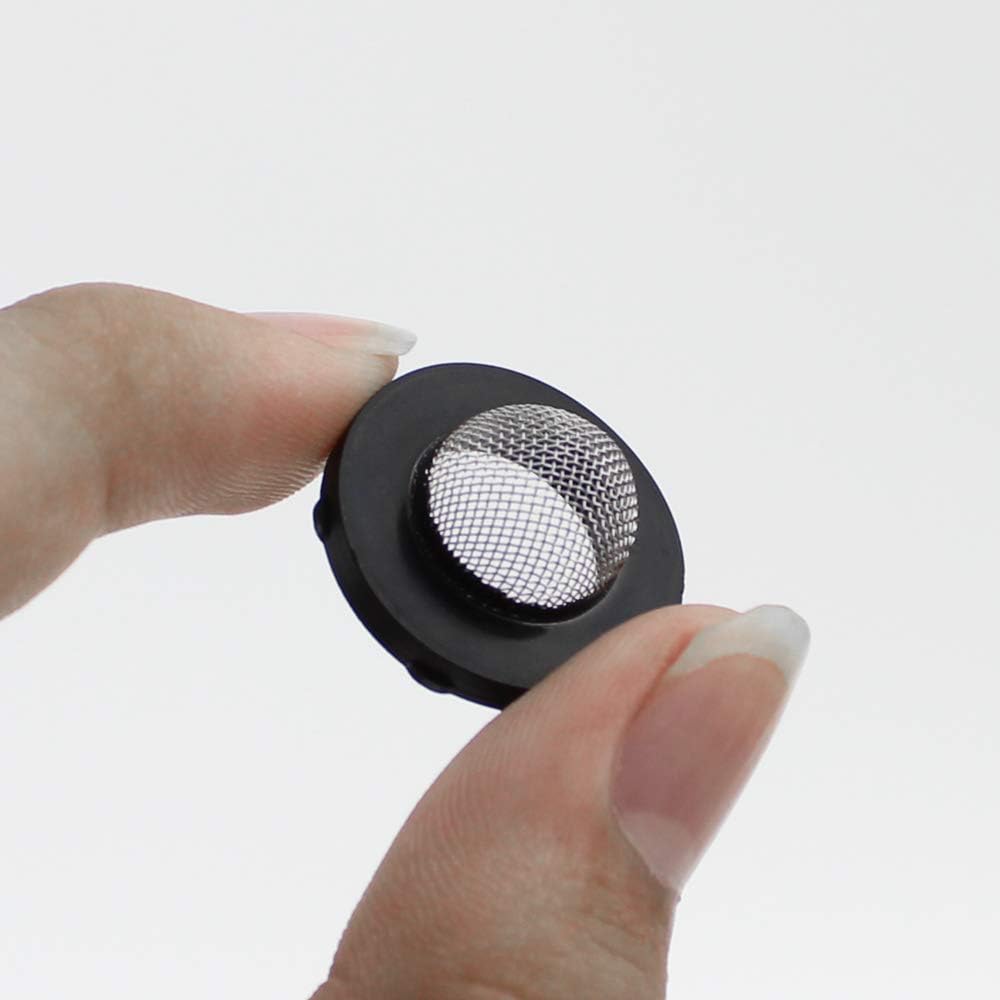 40 Pieces Shower Hose Rubber Washers Seal O Ring Stainless Steel Gasket Rubber Washer With Stainless Steel Convex Net For 3 4 Inch Shower Hose Heads Tap Valve Washers Diy Tools