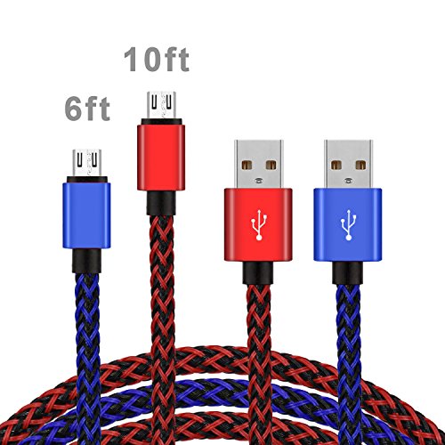 2-Pack-PS4-Controller-Charging-CableZwirelz-Charging-Cable-for-Xbox-One-Controller-Nylon-Braided-Sync-Cord-Charger-for-Playstation-4-Dualshock-4-PS4-SlimPro-Android