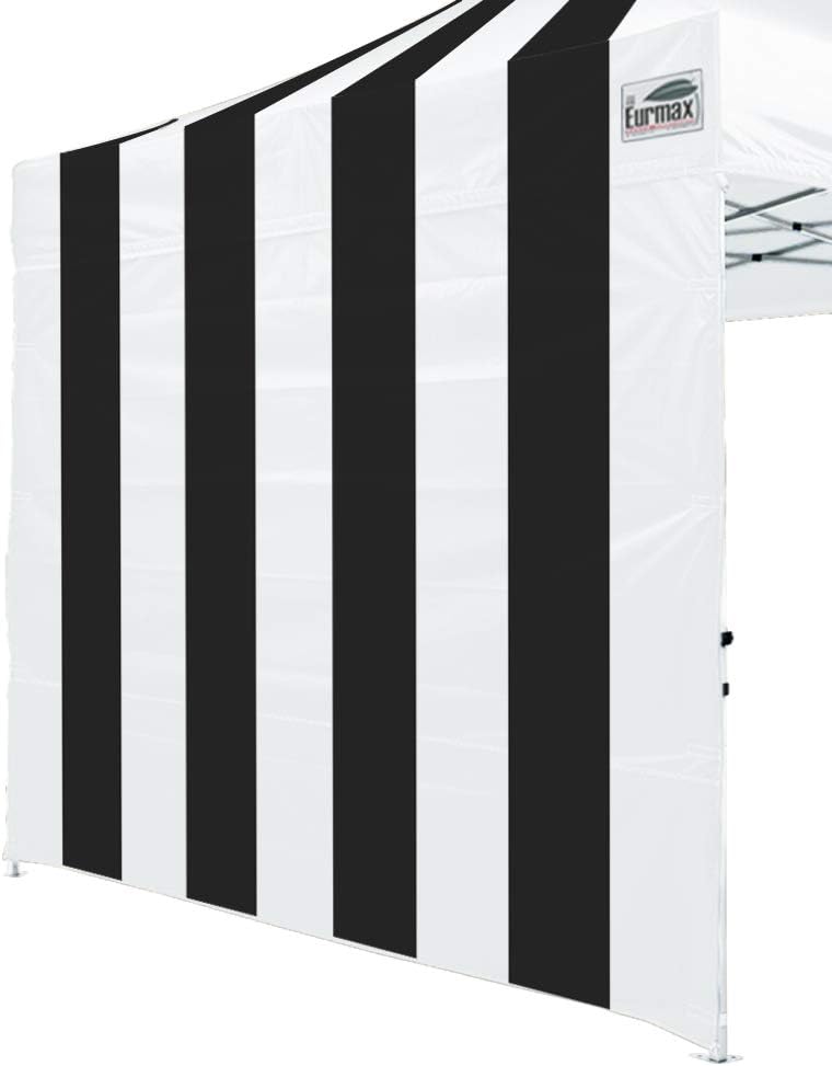 Eurmax 10'x10' Ez Pop-up Canopy Tent Commercial Instant Tent with 4 Removable Zipper End Side Walls and Roller Bag, Bonus 4 SandBags