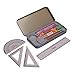 G-Compass Magix Geometry Box White Plastic Set Mathematical Instrument Student Organizer Exam Tool Kit