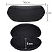 Black Orange Sunglasses, Goggles, And Eye Glasses Case Hard | For Men, Women, And Kids | Medium Size