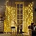 Outop Window Curtain Lights 304LED 9.8FT 8 Modes Fairy Lights for Party Wedding Garden Home