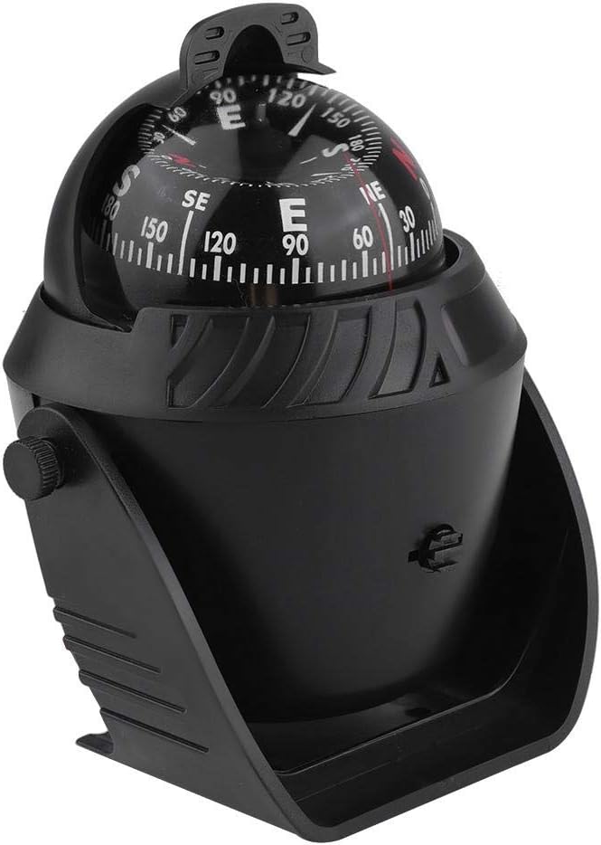 Keenso Boat Compass, Portable Dash Mount Self-Adhesive Compass Ball Navigation Compass Boat Compass Dash Mount for Marine Boat Truck Car Outdoor : Sports & Outdoors