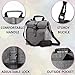 WISHBAX Collapsible Maximum Insulated Lunch Bag for Men & Women, Lightweight Cooler Insulated Lunch Box for Men & Women, Leakproof, Waterproof, Stain-Resistant Adult Lunch Boxes for Men