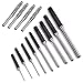 13 Pieces Roll Pin Punch Hollow End Starter Punch Tool Mechanics Professional Removing Repair Tool with Carry Case Steel Pin Punches for Automotive, Jewelry, Craft, Watch Repair etc