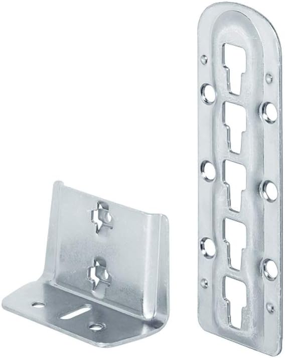 Gedotec Bettverbinder Bettbeschlag Nachrusten Einhangebeschlag Hohen Verstellbar Fur Mittelbalken Und Lattenrostauflage Stahl Blau Verzinkt Hohe 140 Mm 1 Stuck Bettwinkel Stahl Fur Betten Amazon De Baumarkt