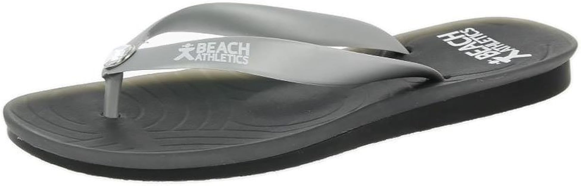 Amazon.com | Beach Athletics Womens Sandals ST Malo Black/Silver Crystal | Flip-Flops