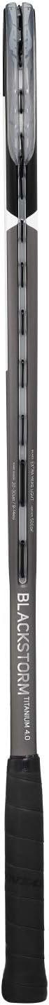 DUNLOP Blackstorm Titanium 4.0 Squash Racket Grey/White - Image 3