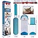 Lint Brush - Pet Hair Remover Brush - Dog & Cat Fur Remover with Self-Cleaning Base - Efficient Double Sided Animal Hair Removal Tool - Perfect for Clothing, Furniture, Couch, Carpet, Car Seat- Bonus