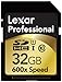 Lexar Professional 600x 32GB SDHC UHS-I Flash Memory Card LSD32GCRBNA6002-2 Pack