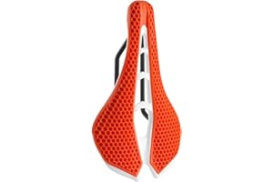 Bicycle Saddle, Bike Saddle Honeycombs Cushion, Pressure Relief Hollow Bicycle Seat Comfortable Men Women Road MTB Cycling So