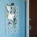 AURALEAP Scarf Organizer, Scarf Hanger 28 Rings, The Best Space Saving Hanger for Scarves,Clothes, Pashminas, Infinity Scarves & Accessories (W17 x L16) (4x7). primary