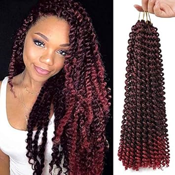 Amazon Com 6pcs Passion Twist Hair 18 Inch Braiding Water Wave
