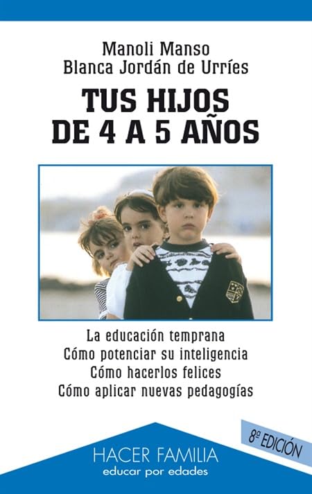 Portada de Tus hijos de 4 a 5 años (Hacer Familia)