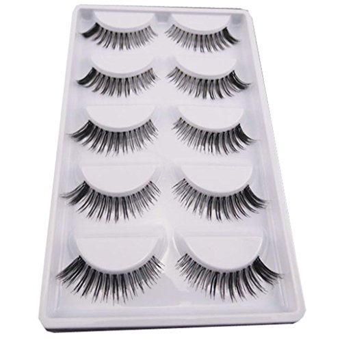 HOT! 5 Pair Crisscross False Eyelashes Lashes Voluminous Eye Lashes Fake Eyelashes by SMYTShop