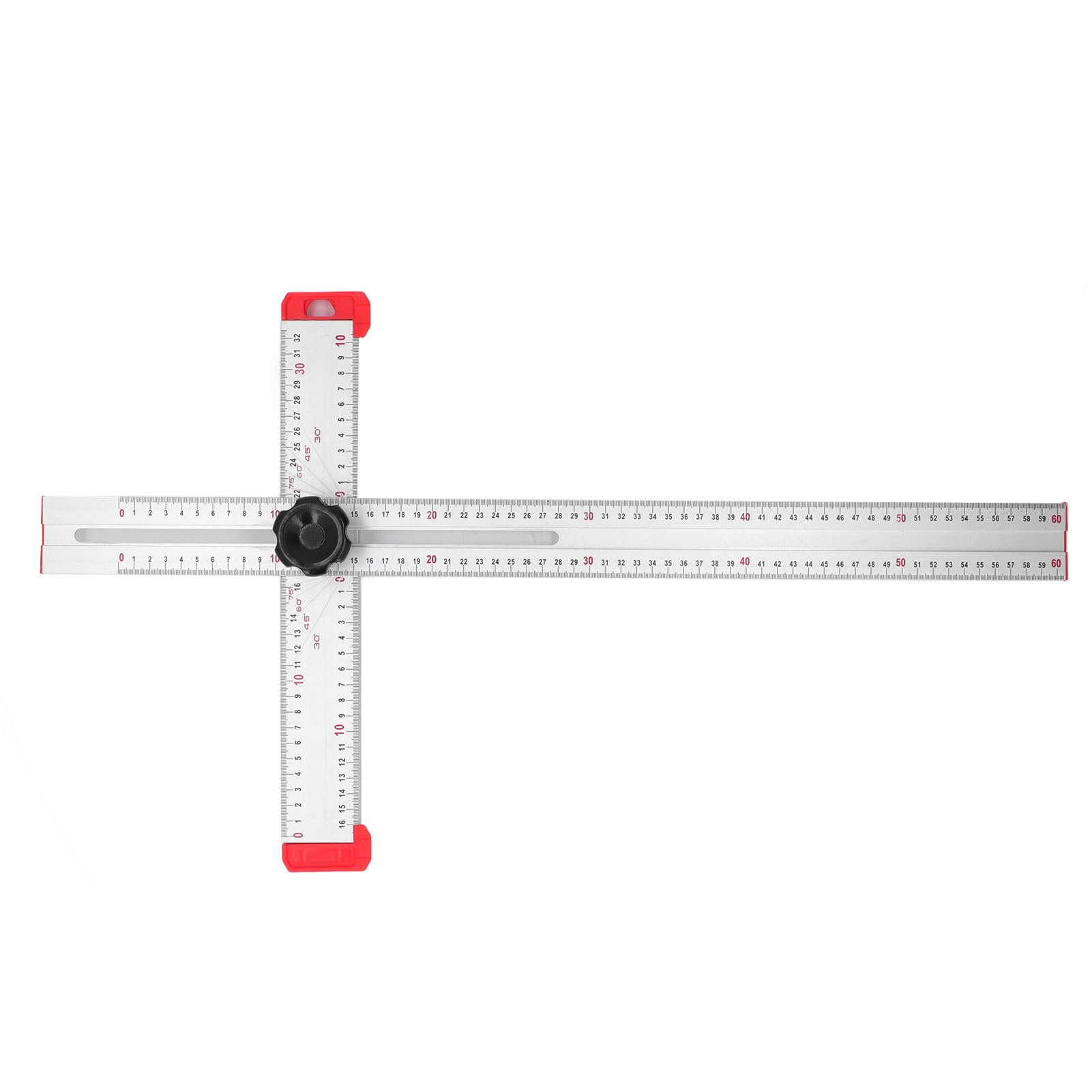 Adjustable T Square Measuring Tools Precision Line Drawing Aid Ruler for Carpentry Measuring Woodworking
