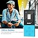 RUIZU X18 Mp3 Player with Bluetooth, Music Player with FM Radio, 100hrs Playback, and 128GB Expandable, Independent Volume Button, Blue