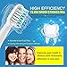 IEnkidu Sonic Electric Toothbrush Waterproof Whitening Prevent Tooth Decay Removes Plaque with 2 Extra Replacement Brush Heads 4 Colors (Dark Blue)