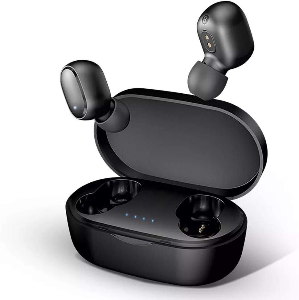 True Wireless Earbuds with Immersive Sound, Bluetooth 5.0 Wireless Earbuds in-Ear with Charging Case Easy-Pairing Stereo Calls/Built-in Microphones/IPX7 Sweatproof/Pumping Bass for Sports,Workout,Gym