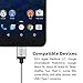 USB C, iOrange-E Type C 6.6 Ft USB C to USB Braided Cable for Samsung Galaxy S8, Pixel, LG G5, Nexus 5X, Nexus 6P, OnePlus 2, Nokia N1, Nintendo Switch and More USB C Ports, Silver