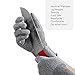 BHIVES Cut Resistant Gloves,Ibowooforrest Food Grade Level 5 Protection Safty Gloves for Kitchen Cooking Cutting Yard Working(Large) 