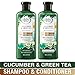 Herbal Essences, Volume Shampoo & Conditioner Kit With Natural Source Ingredients, For Fine Hair, Color Safe, BioRenew Cucumber & Green Tea, 13.5 fl oz, Kit