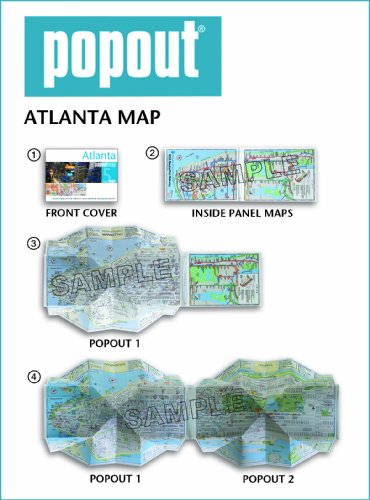 Atlanta Popout Map Popout Maps Buy Online In Botswana At Botswana Desertcart Com Productid 8069082