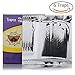 Clothes Moth Traps with Pre-Baited Pheromone Attractant, Non-Toxic and Odor-Free (6 Traps)