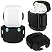 Moretek Silicone Protective Airpods Accessories Cases Cover for Apple Airpods & Airpods2 & Airpods 2 Charging Case (Black)