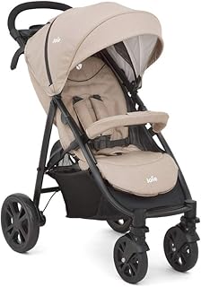 Set Joie Buggy Litetrax 4 Sportwagen, Buggy &amp; Windel Kinderhaus Blaubär | Leichter Kinderbuggy mit Insektenschutz, Regenverdeck und Federung | Liegebuggy kompakt klappbar, Design:Cashew