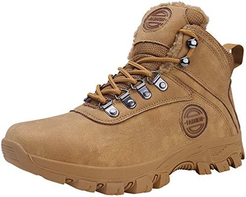 Men's Snow Boots Winter Ankle Bootie Outdoor Trekking Hiking Insulated Cold Weather Boot