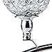 Anferstore 17 Inch Gold Crystal Candle Holders,Three Crystal Candlestick Wedding/Holiday/Plot People Gift Decoration (Silver)