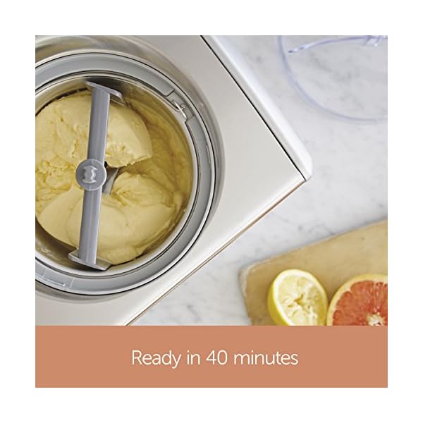 Cuisinart Ice Cream and Gelato Maker | Makes Ice Cream, Gelato, Sorbet, Frozen Yoghurt in 40 Minutes | No Need to Pre…