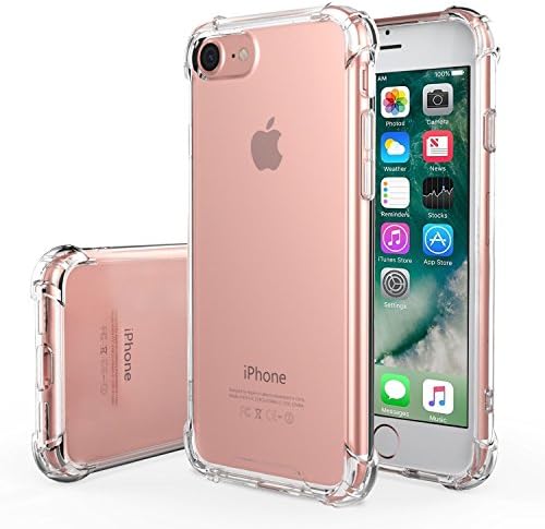 iPhone 7 Transparent Clear Case, Anti-Scratch, Shockproof, Excellent grip case. Show the beauty of your phone.