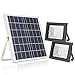 Solar Flood Light with Remote Control,Moresun 18W Dual 126 LEDs Lamp Solar Powered Flood Lights for Flag Pole Garden Lawn Patio Sign Driveway,Auto ON/Off