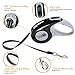 16.4FT Retractable Dog Leash Walking Leash for Small Medium Large Dogs ,Durable Nylon Tangle Free,One Button Brake and Lock,Comfortable Handle Durable Dog Leash with Free Waster Bags