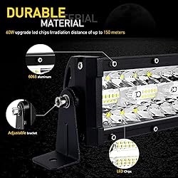 52 Inch LED Light Bar 1125W 97500LM Curved Combo 22