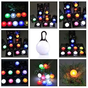 GOUSHENG collar Animali Domestici  Pet LED Pendant, 7 Pack Pet Collare Anti-Perso Light Up Collari per Cani Water Resistant Clip-On Dog Cat Collar Light - Safety Night Walking Lights Criceto per Cani