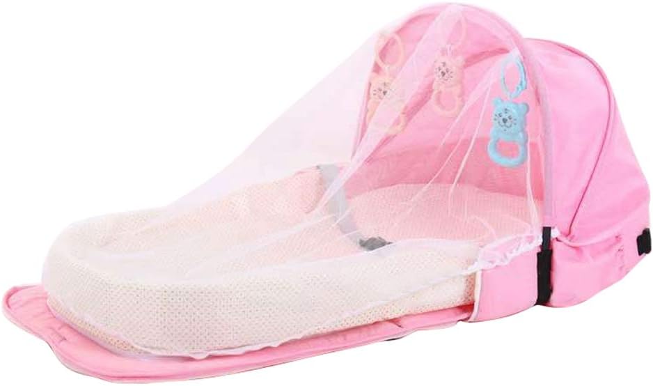 La Chambre De Bebe Carolilly Lit De Voyage Avec Moustiquaire Pour Bebe Berceau De Voyage Pliable Lit De Bebe Portable Avec Baldaquin Rose 46cm 15cm 40cm Bebe Puericulture Lemoncitylive Com