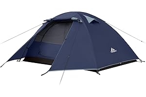 Forceatt Camping Tent 2/3/4 Person, Professional Waterproof & Windproof Lightweight Backpacking Tent Suitable for Outdoor,Hiking,Camping, Mountaineering and Travel